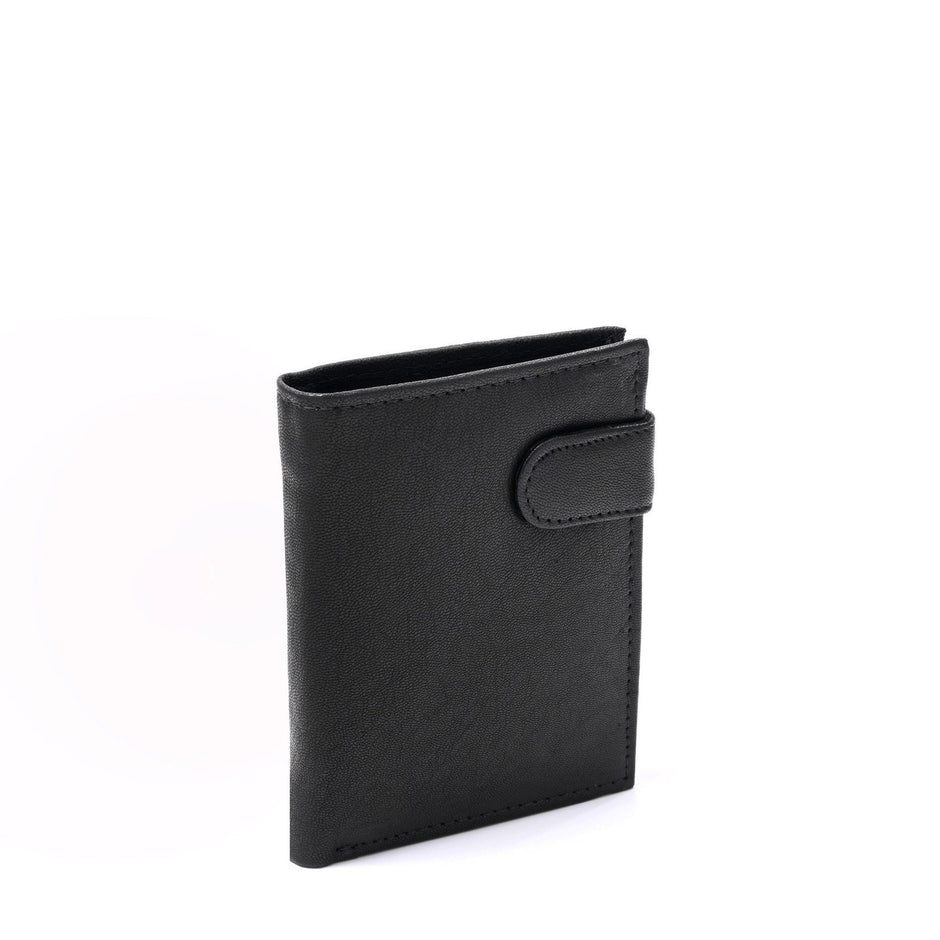 Portefeuille en cuir avec fermoir