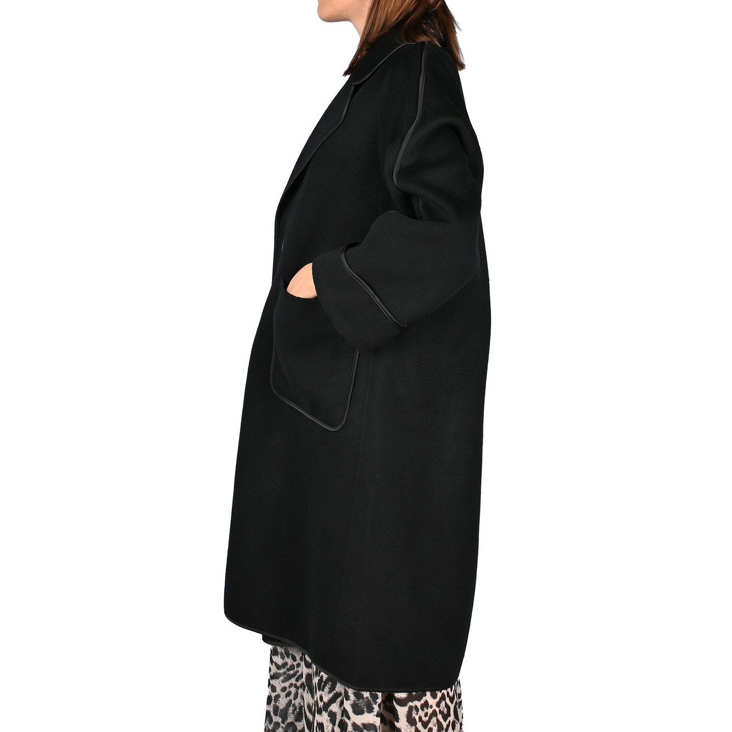 Manteau 100% laine longue