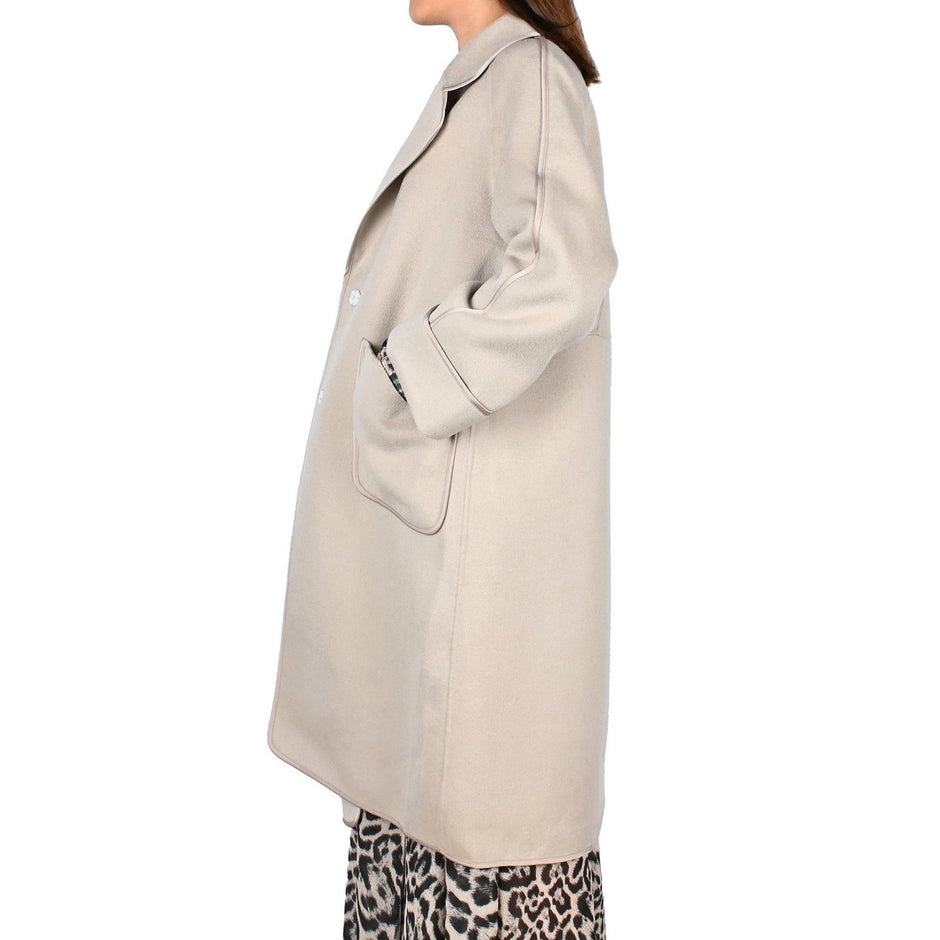 Manteau 100% laine longue
