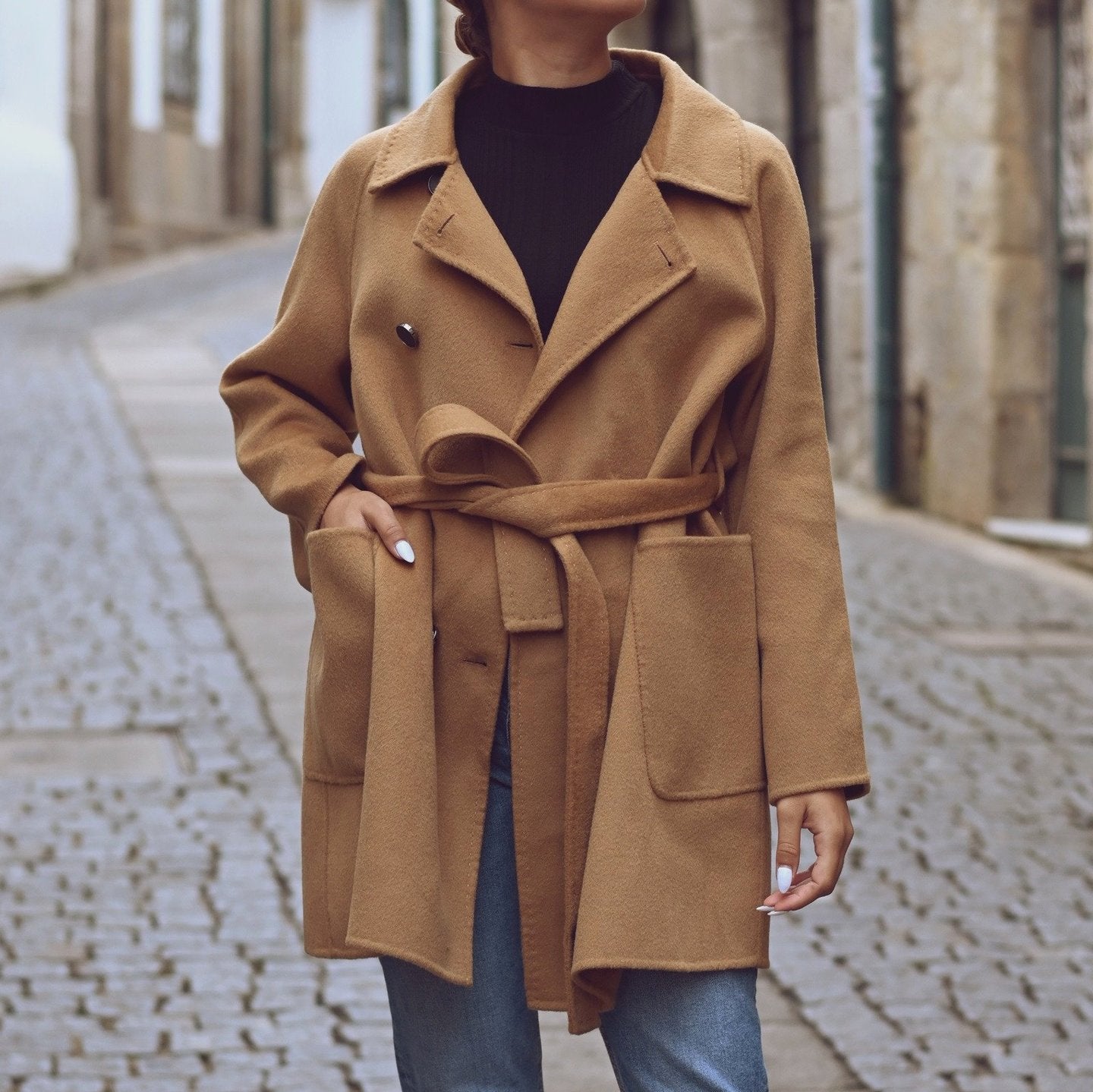 Veste 100% laine simple