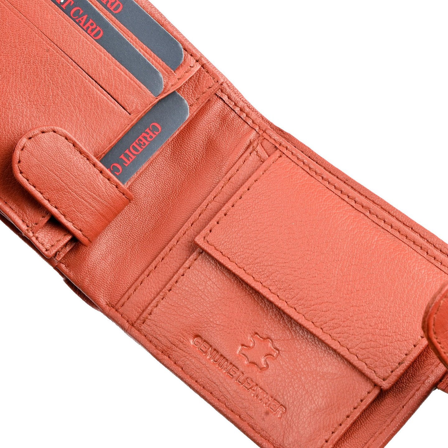 Portefeuille homme en cuir avec fermoir