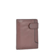 Portefeuille homme en cuir avec bouton