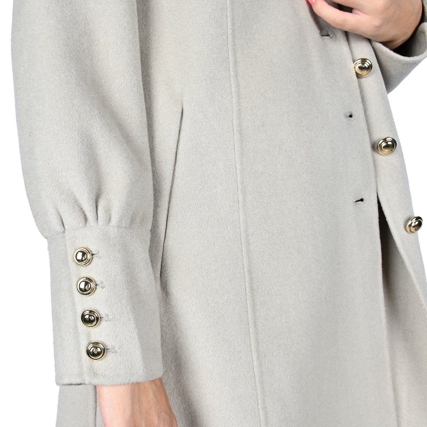 Veste 100% laine avec boutons