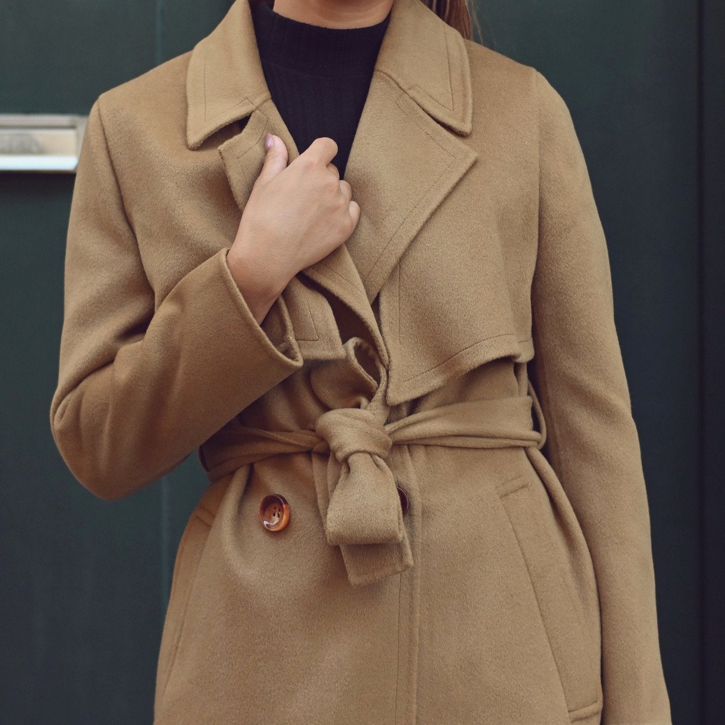 Veste 100% laine longue