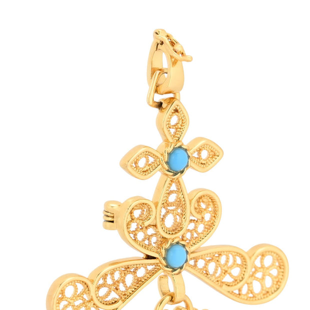 Broche traditionnel ostensoir