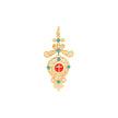 Broche traditionnel ostensoir