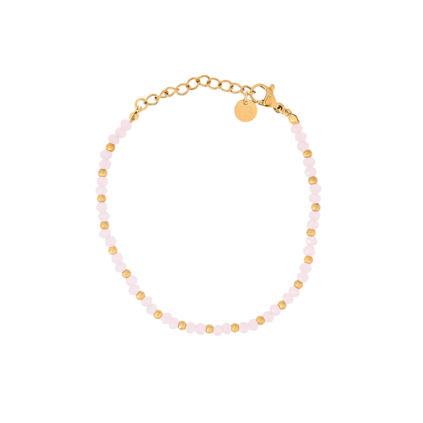 Bracelet Alba en acier pierres couleur