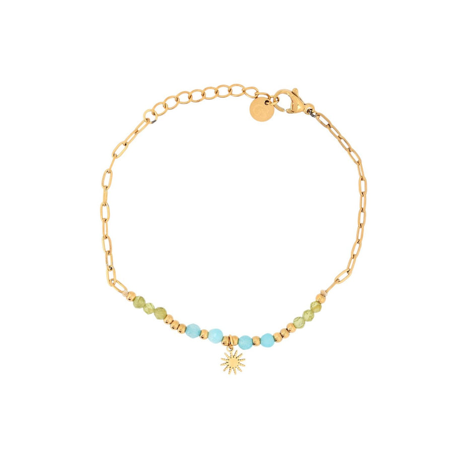 Bracelet Alba en acier avec pierres