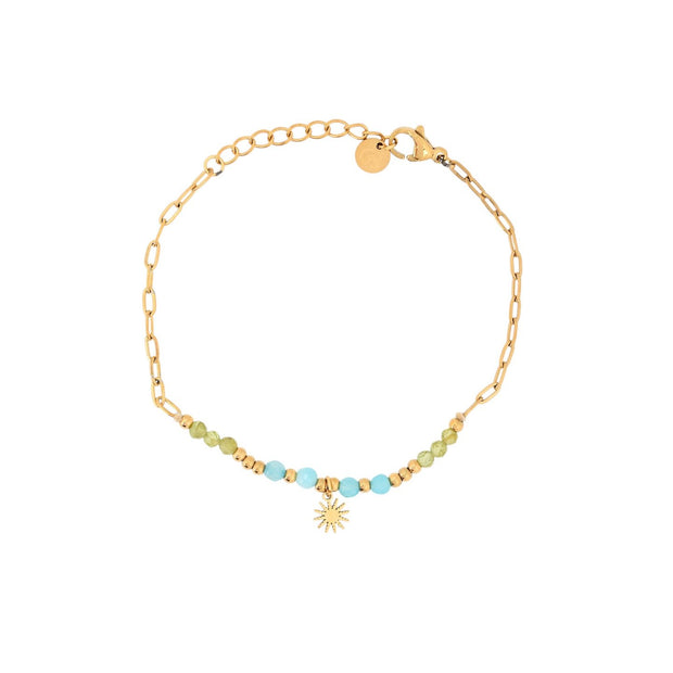 Bracelet Alba en acier avec pierres