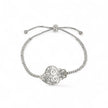 Bracelet réglable en acier coração de viana Aria
