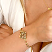 Bracelet réglable en acier coração de viana Aria