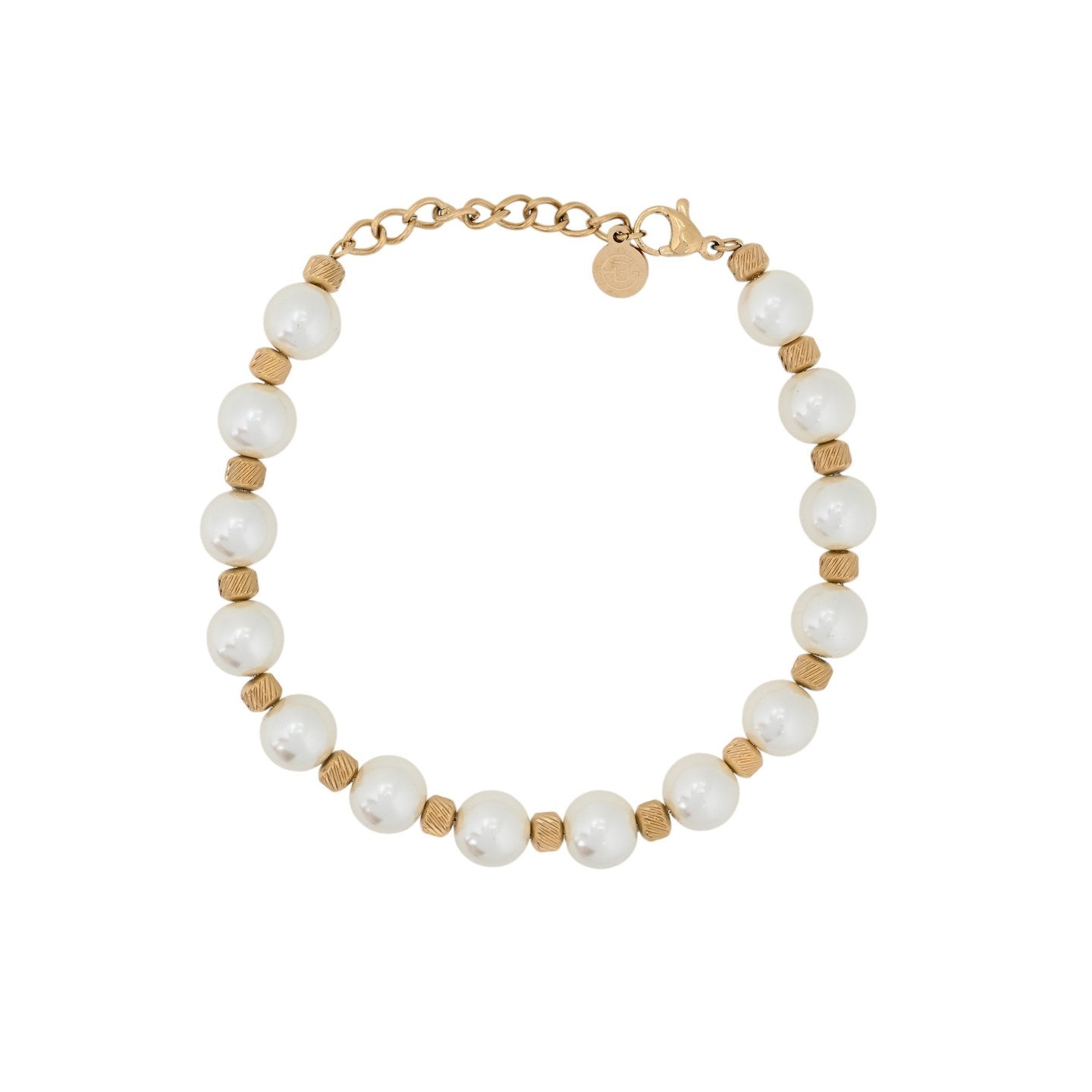 Bracelet Esmée en acier perles