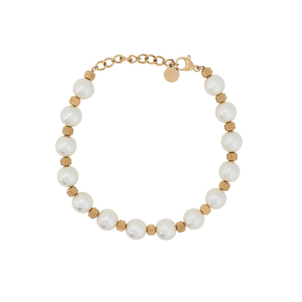 Bracelet Esmée en acier perles