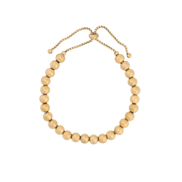 Bracelet Alba réglable en acier boules