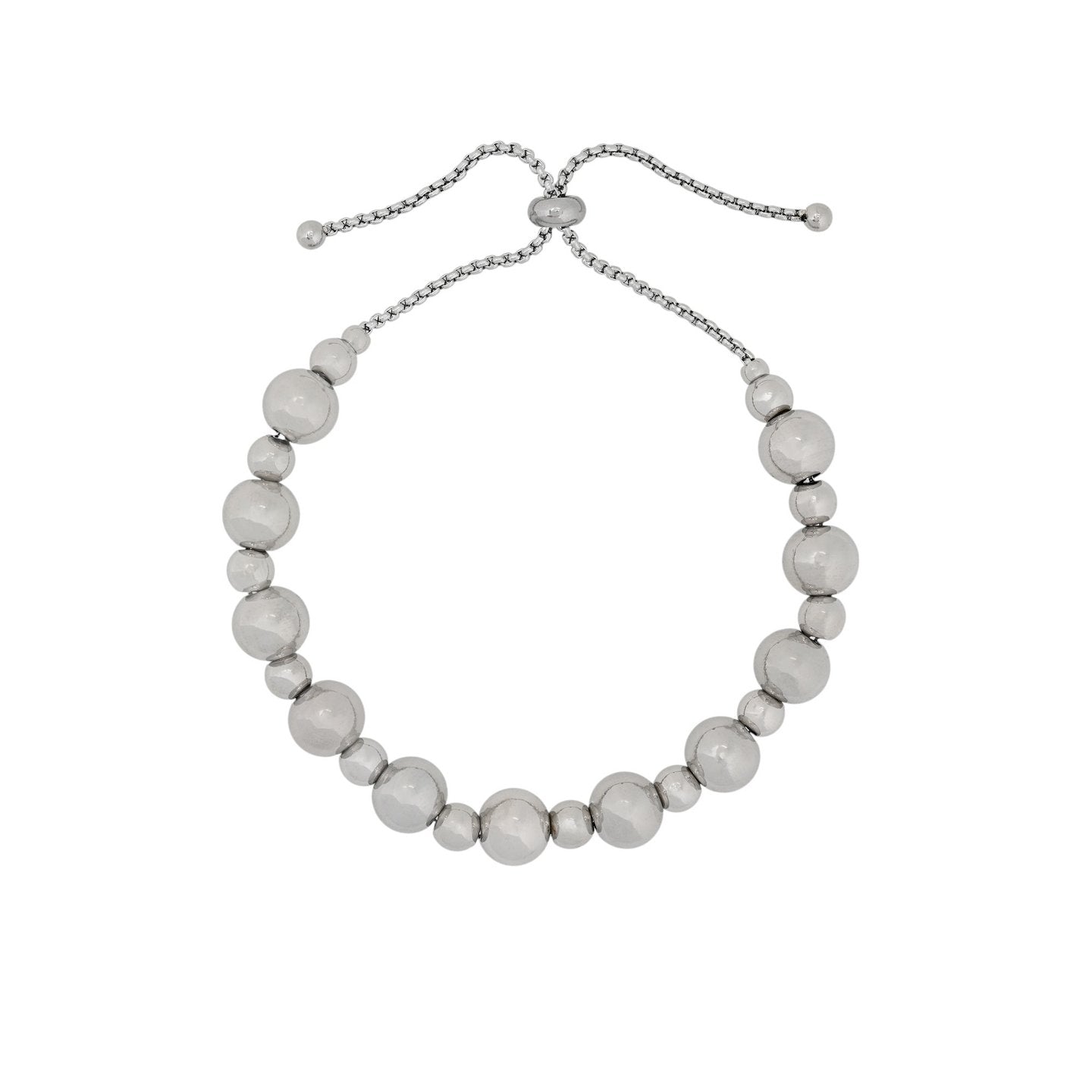 Bracelet Esmée en acier à billes de différentes dimensions