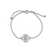Bracelet Esmée réglable en acier mãe trèfle