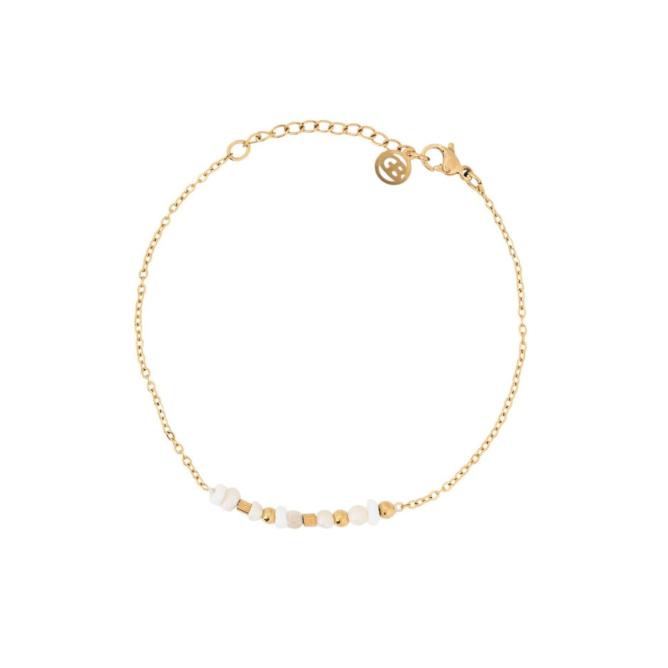 Ensemble Alba bracelet en acier pendentifs