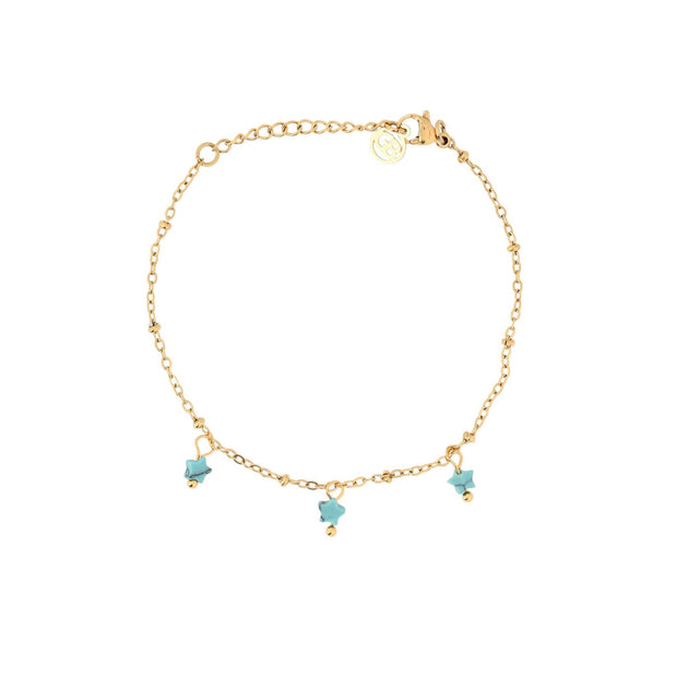 Ensemble Alba bracelet en acier étoile