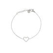 Bracelet Alba cœur et zircons