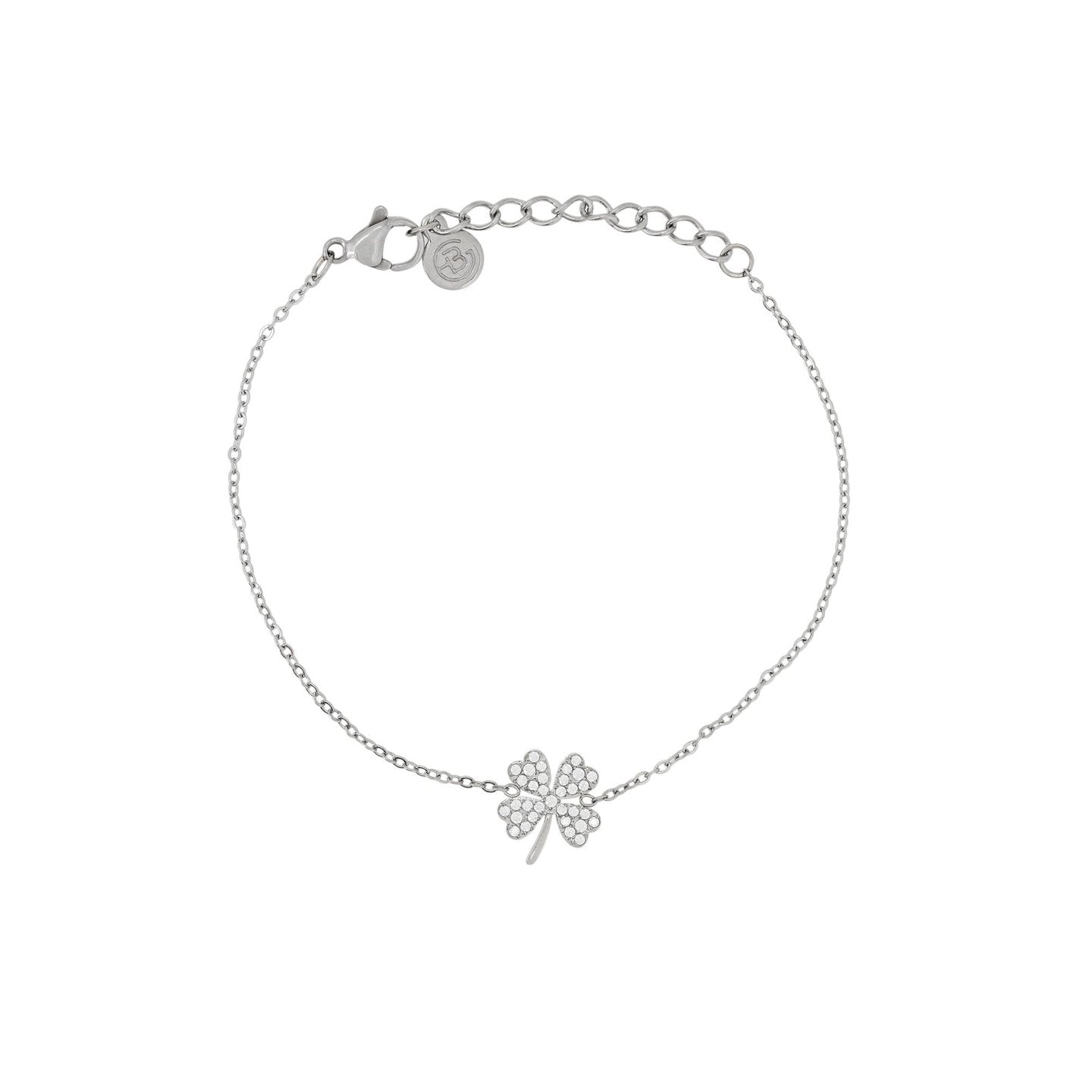 Bracelet Alba trèfle et zircons