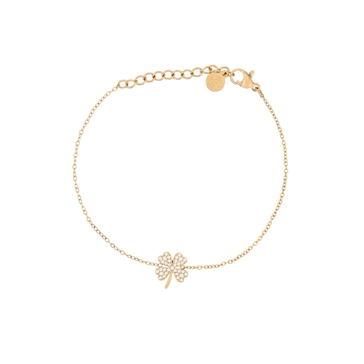 Bracelet Alba trèfle et zircons