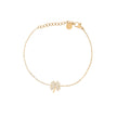 Bracelet Alba trèfle et zircons