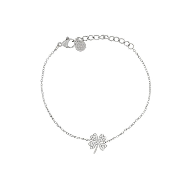 Bracelet Alba trèfle et zircons