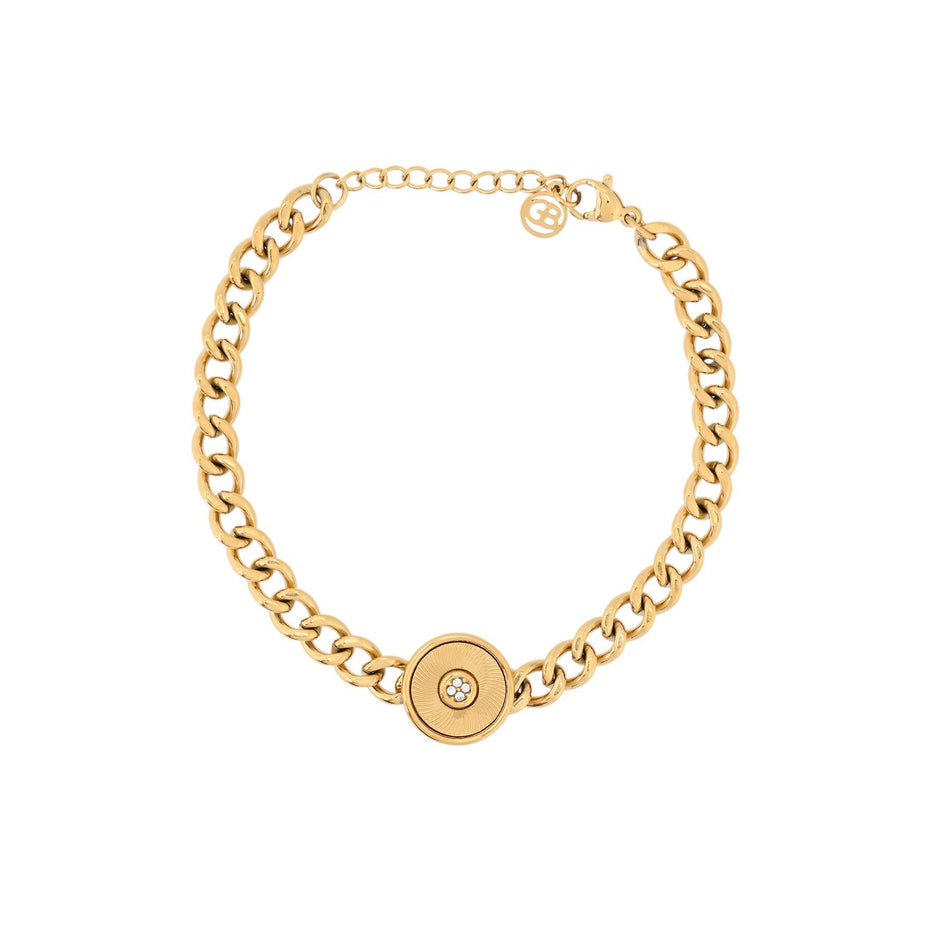 Bracelet Esmée en acier chaîne brillant