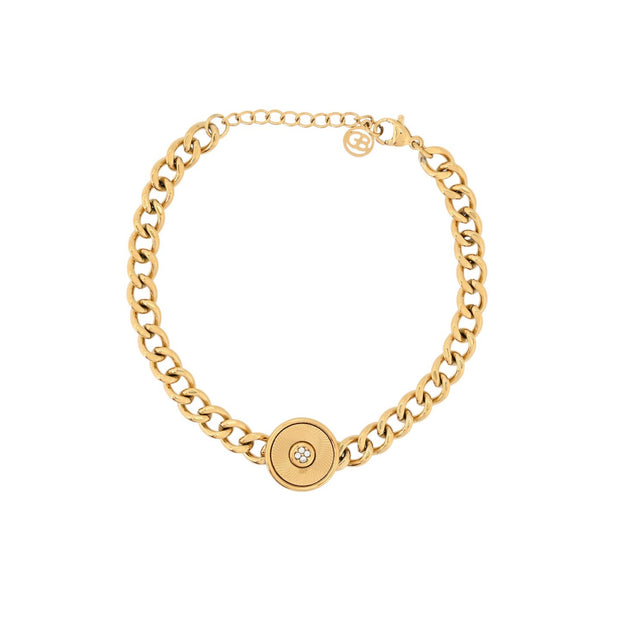 Bracelet Esmée en acier chaîne brillant