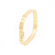 Bracelet rigide semi précieuse carré Luna