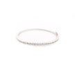 Bracelet rigide Luna avec zircones