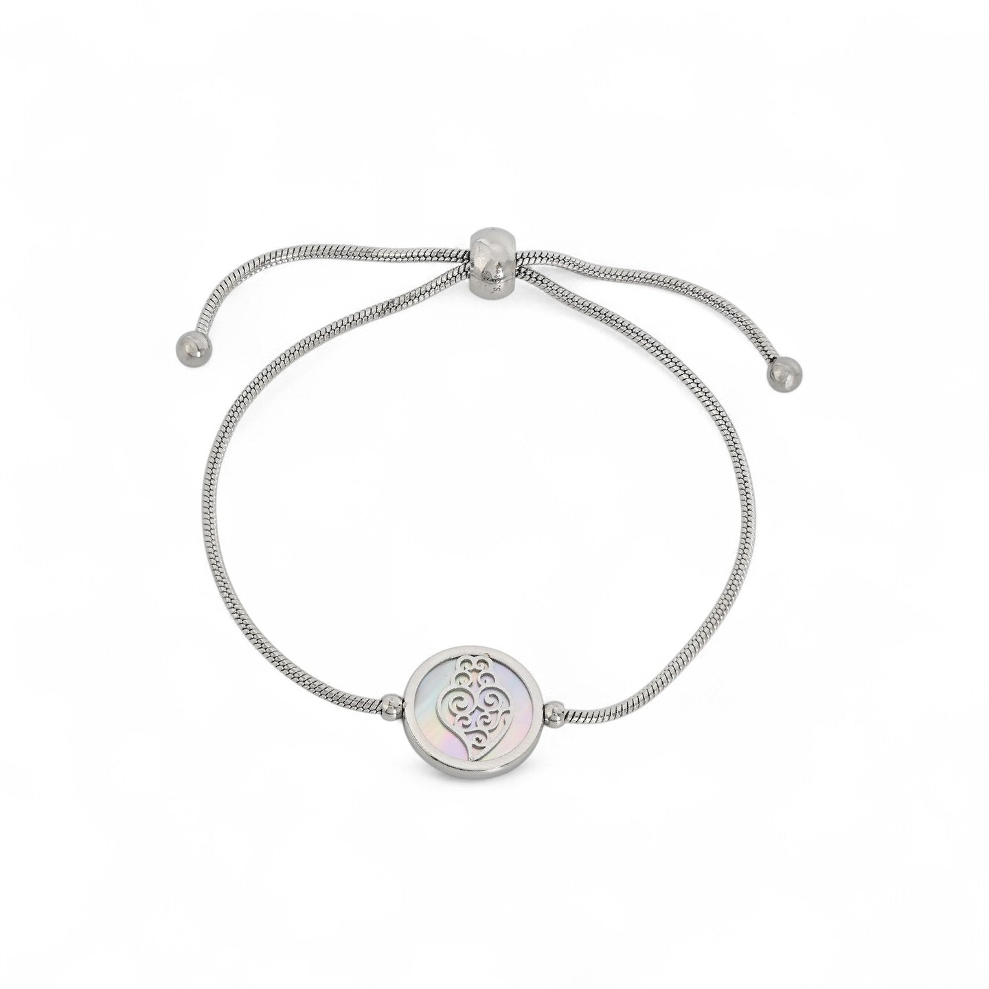 Bracelet en acier coração de viana Aria