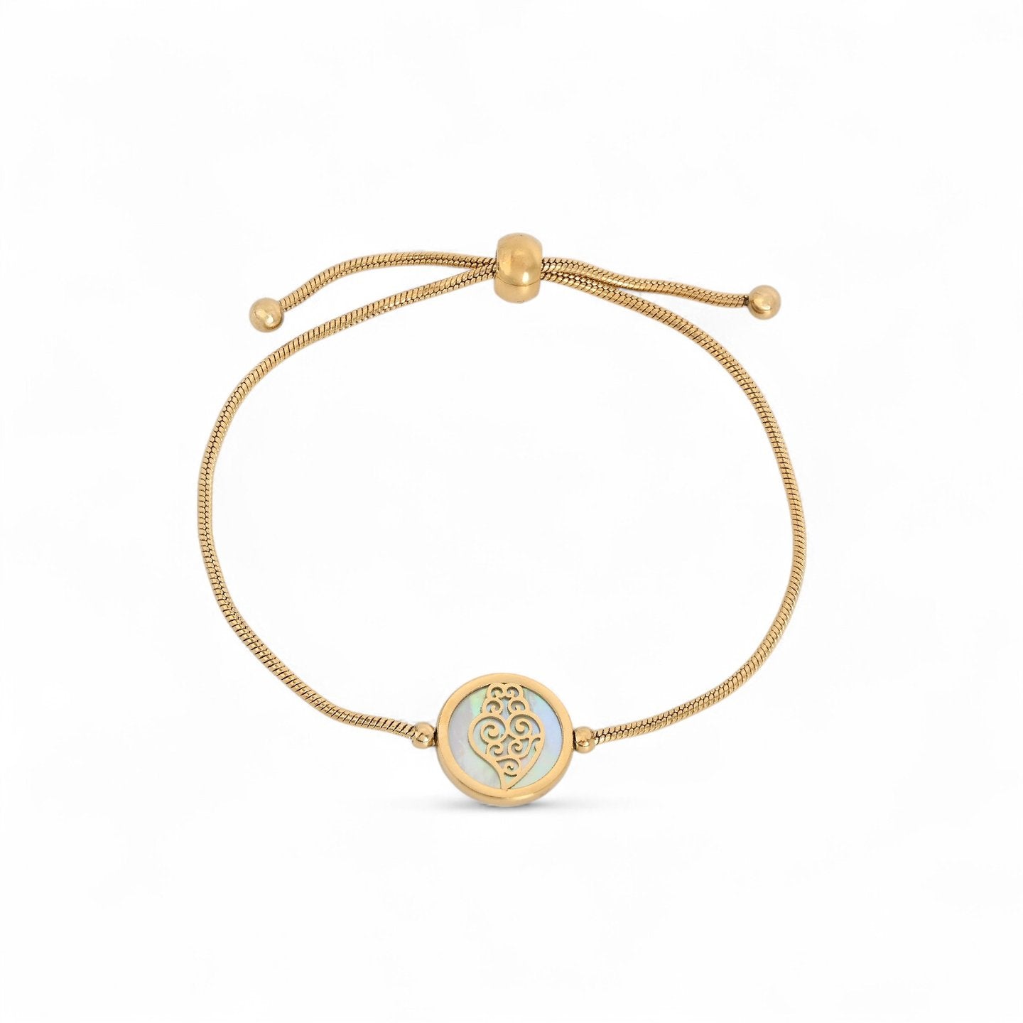 Bracelet en acier coração de viana Aria