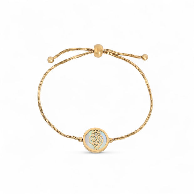 Bracelet en acier coração de viana Aria