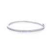 Bracelet rigide avec zirconias semi précieuse Luna