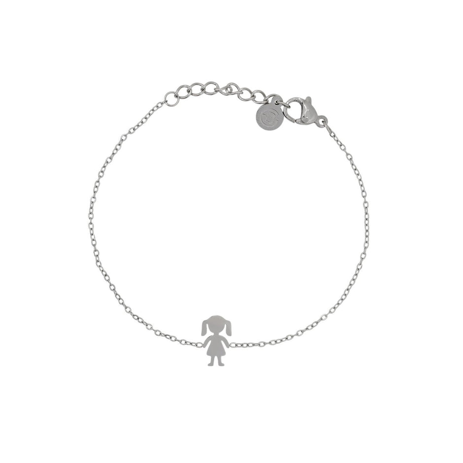 Bracelet Alba simple acier fille
