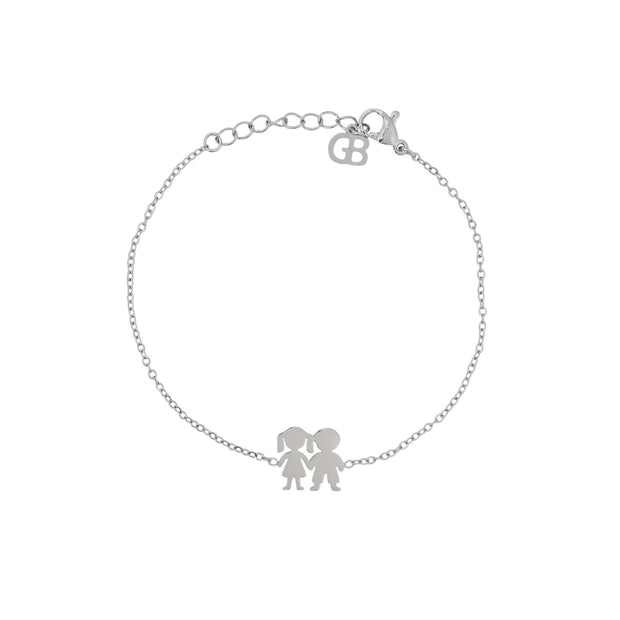 Bracelet Alba couple en acier