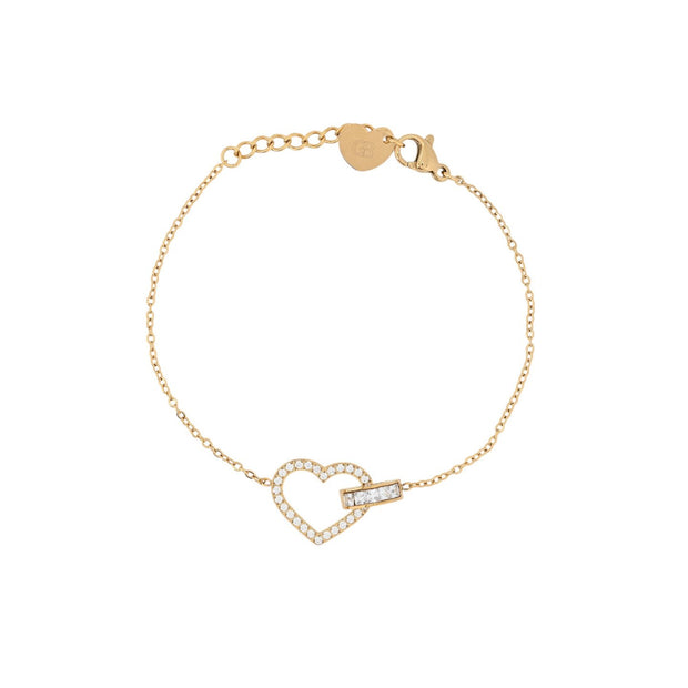 Bracelet Alba cœur avec zirconia
