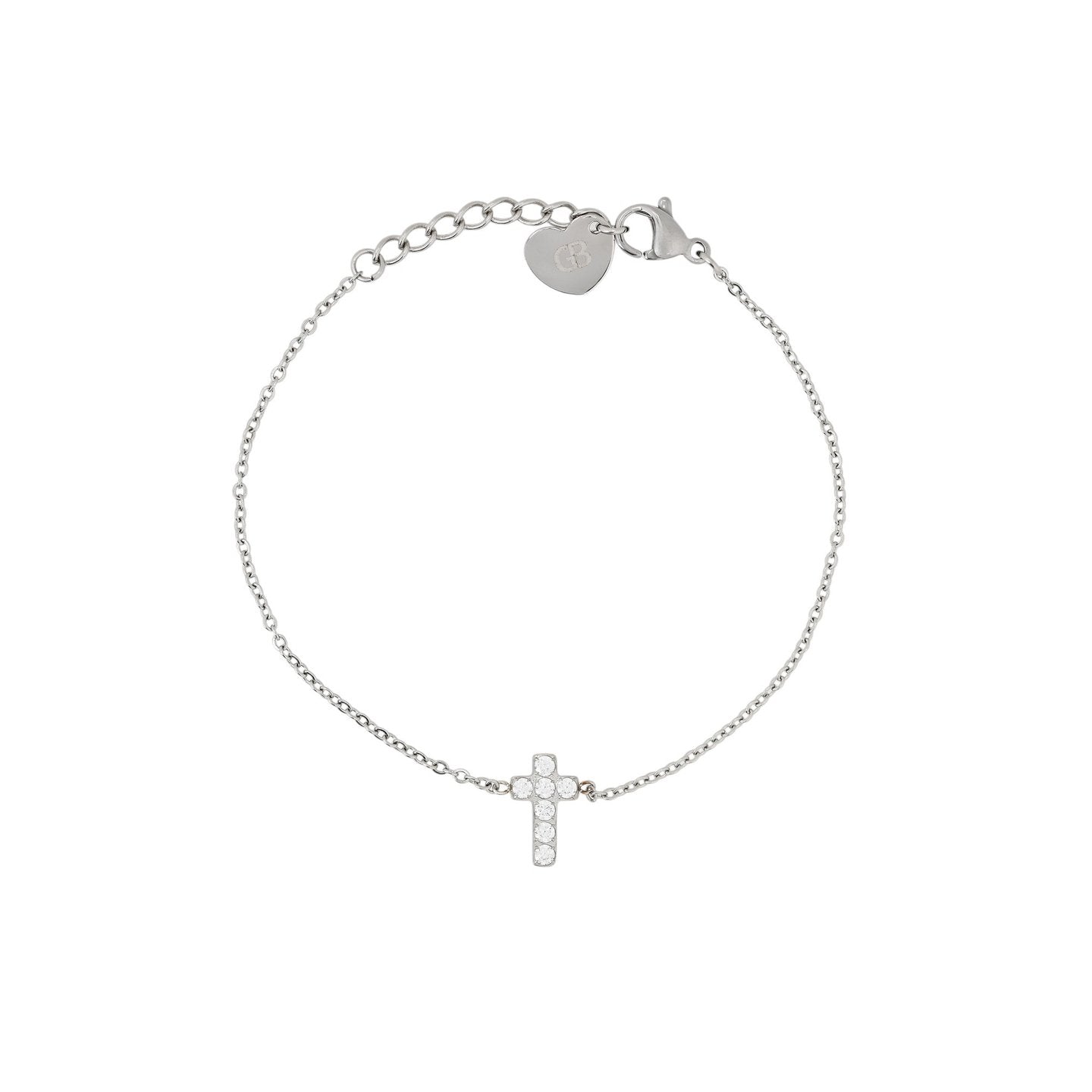 Bracelet Alba croix et zirconias