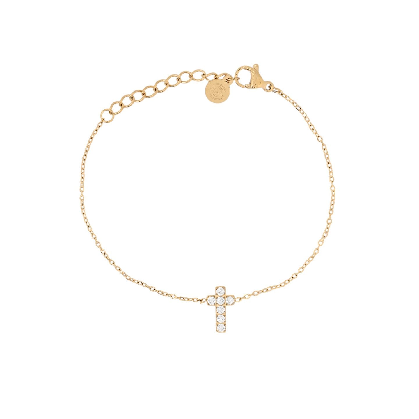 Bracelet Alba croix et zirconias