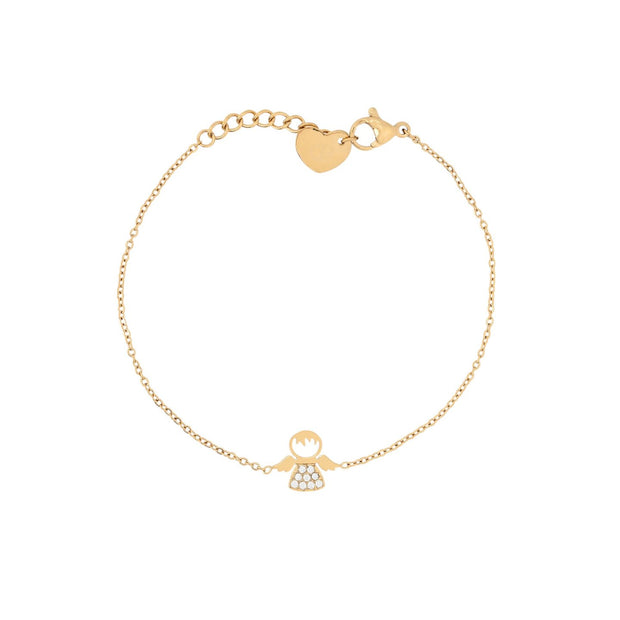 Bracelet Alba avec ange et zircones