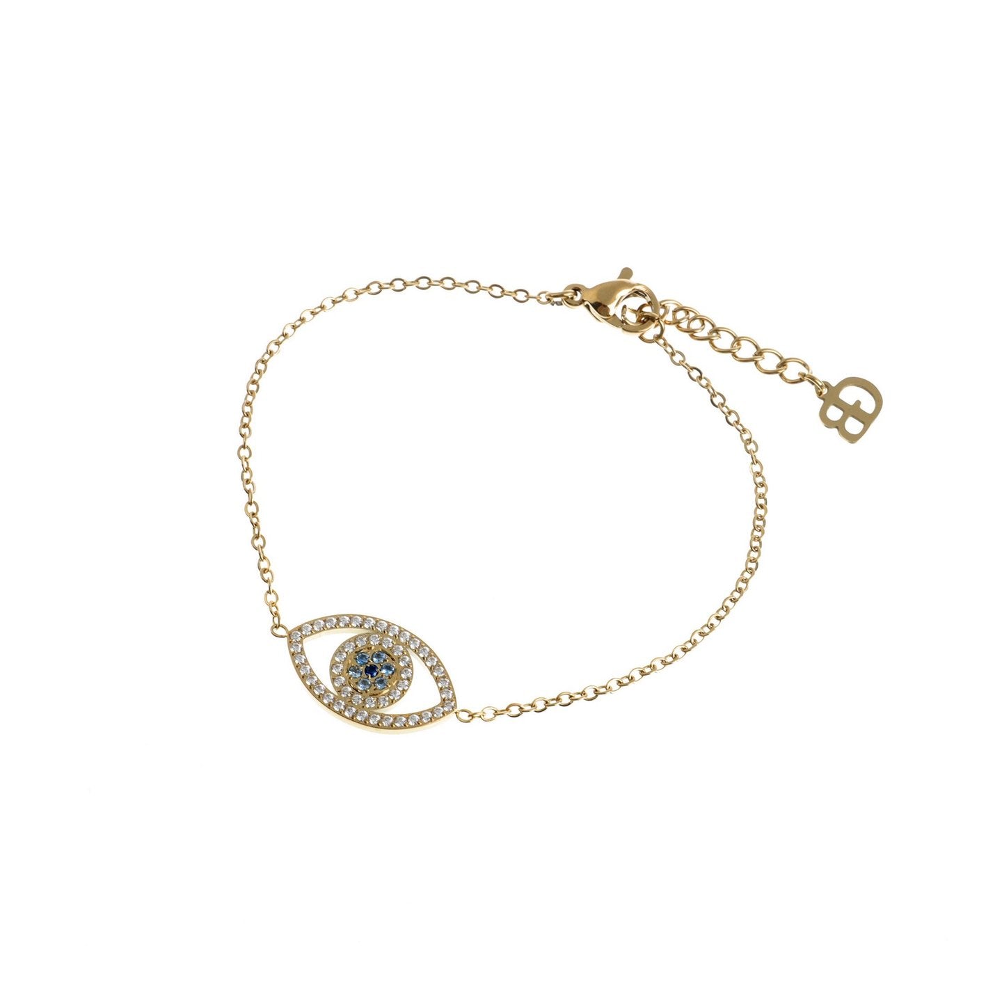 Bracelet Alba en acier et zircones