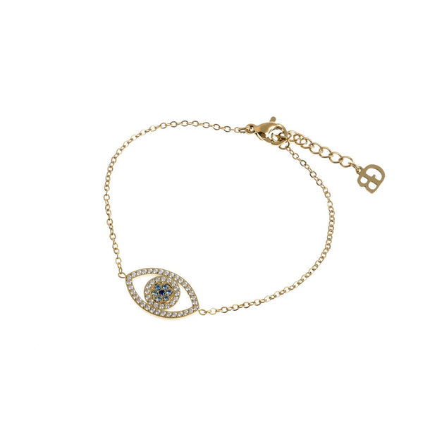 Bracelet Alba en acier et zircones