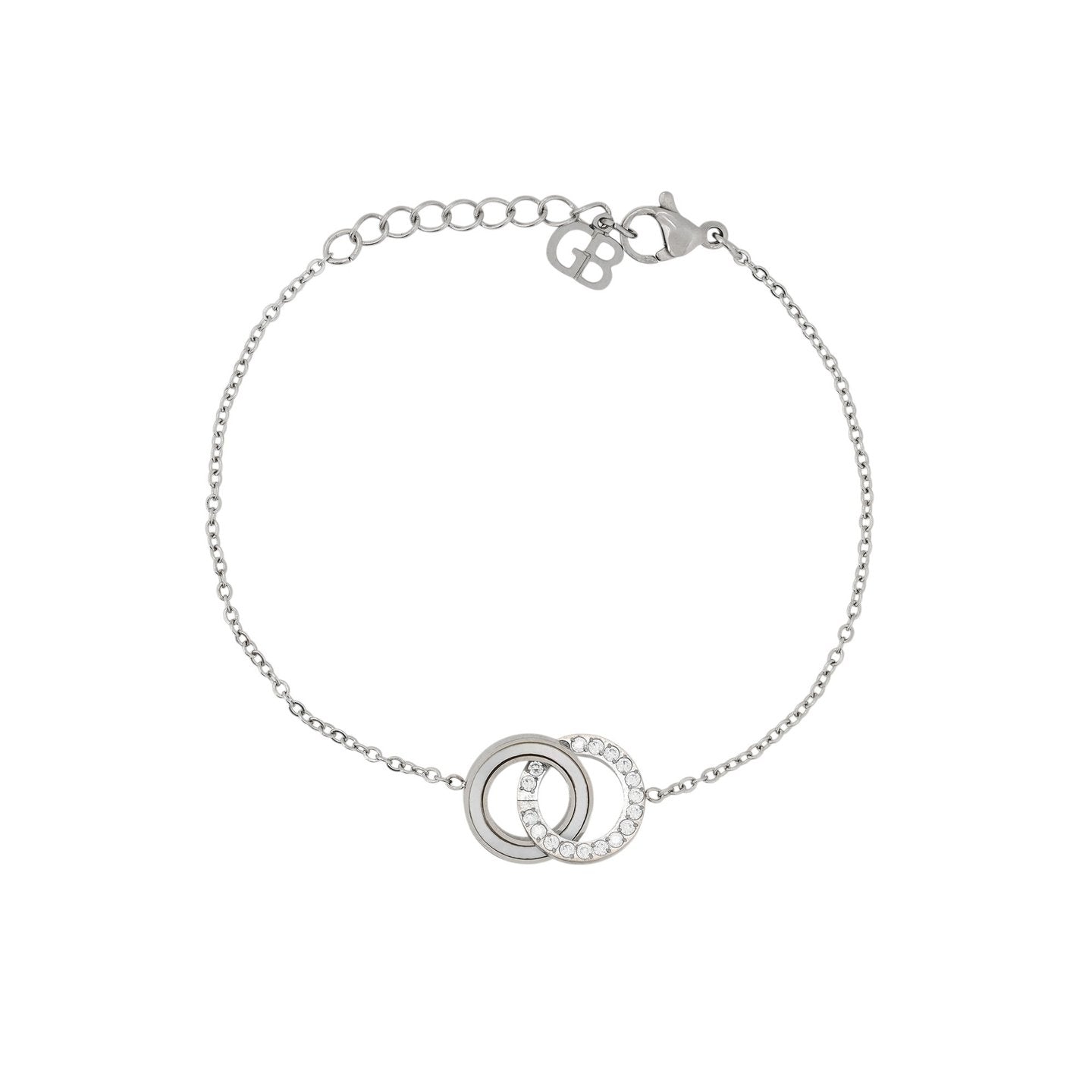 Bracelet Alba en acier cercle entrelacé