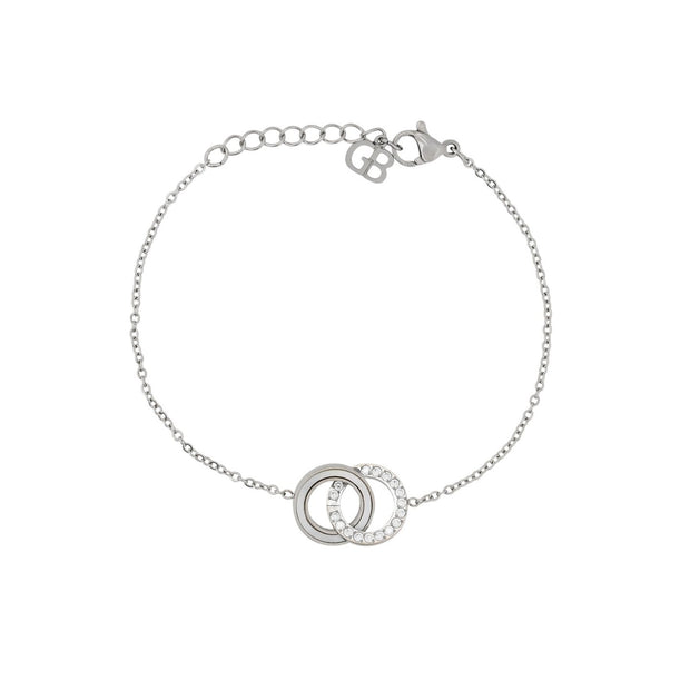 Bracelet Alba en acier cercle entrelacé