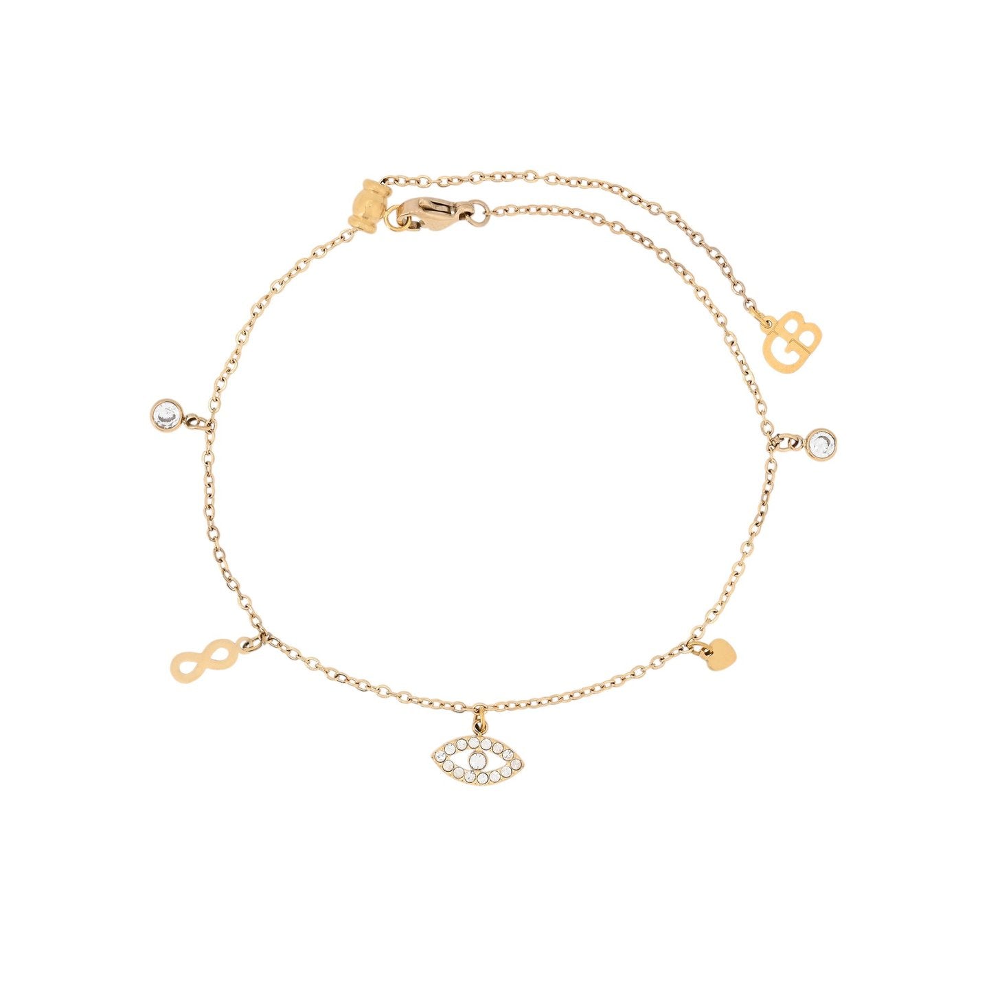 Bracelet Alba de cheville acier œil