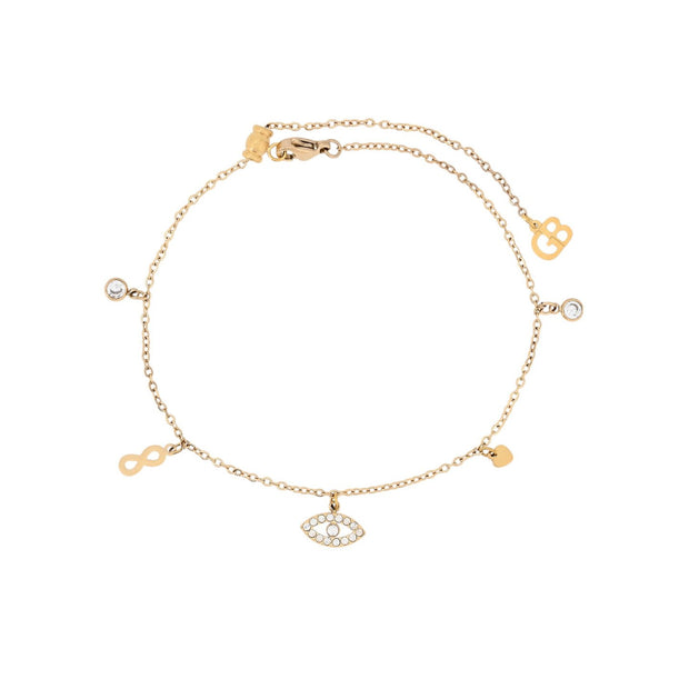 Bracelet Alba de cheville acier œil