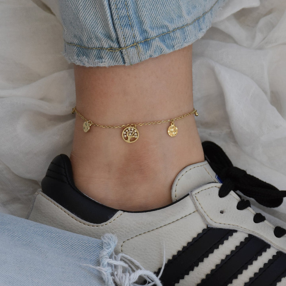 Bracelet Alba de cheville acier arbre de la vie