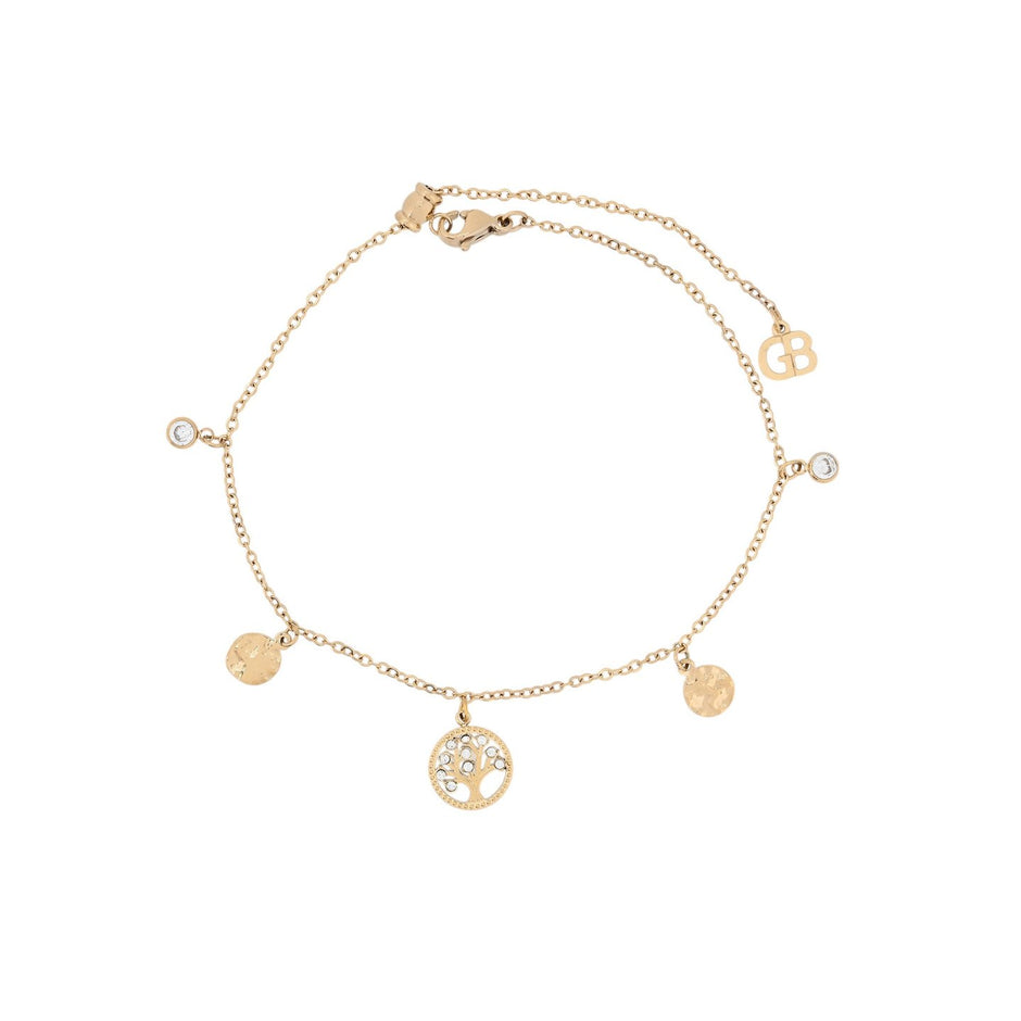 Bracelet Alba de cheville acier arbre de la vie