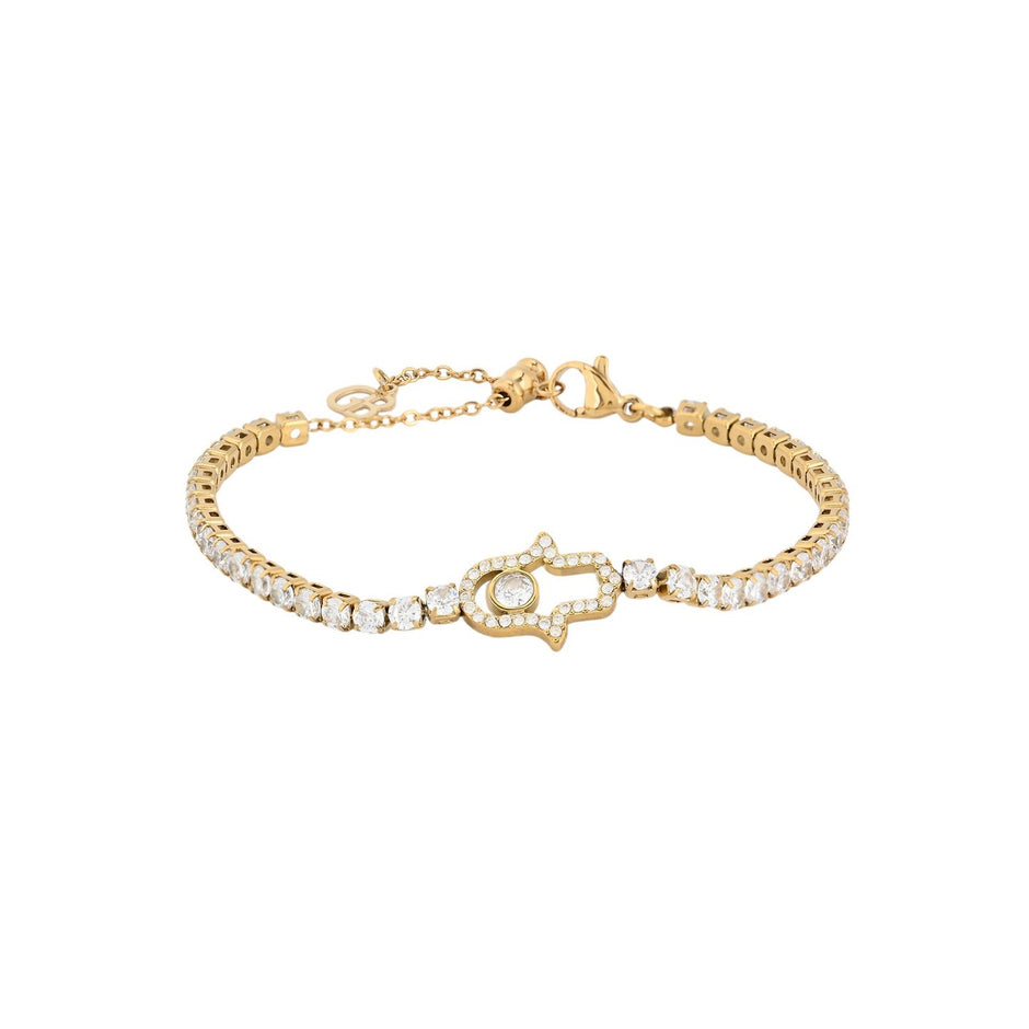 Bracelet Alba rivière en acier main